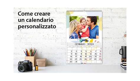 Calendario Personalizzato Con Foto. Calendari Da Muro Online 12 Mesi