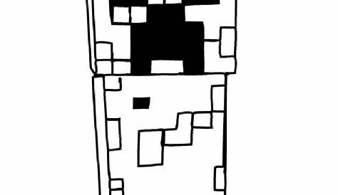Creeper Minecraft Coloring Pages