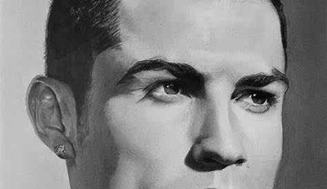 Drawing Cristiano Ronaldo | Realistic pencil drawing of Cristiano