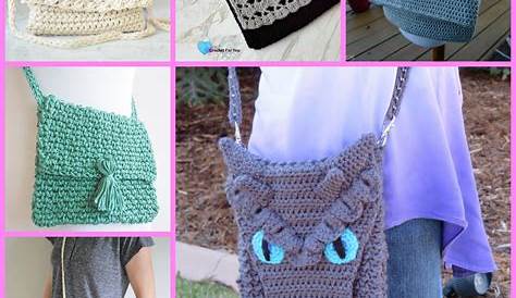 Crossbody crochet bag free pattern Crochet by mery