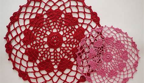 Crochet Dress Doily Valentine Pattern Finding The Up ! Ed Heart
