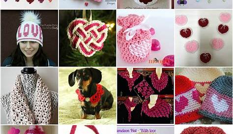 Crochet Gifts For Valentines Day Hearts Decor Ideas Valentine