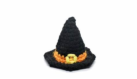 Crochet Tutorial Tiny Witch Hat DIY 100 Ideas