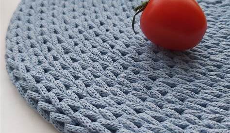 Crochet Pattern For Round Placemats