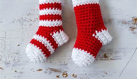 Crochet Mini Stockings Christmas Ornament Sewrella