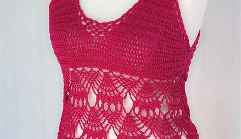 Pattern I Crochet Top LEAH - Etsy France | Crochet bikini top pattern