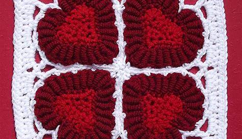 Crochet Valentine Afghan Heart Throw Blanket Free Patterns Diy How To