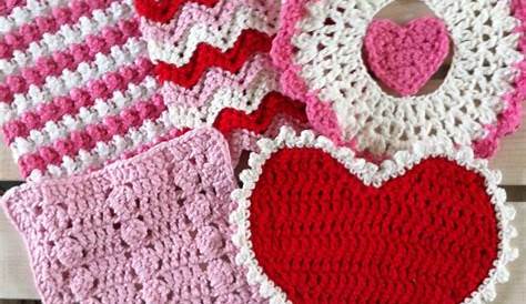 Crochet Valentine Dishcloth Created By Sunshine Honeybee Ed Heart