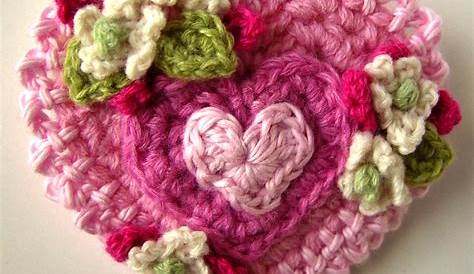 Crochet Valentine Heart Pin S And Needles Easy S