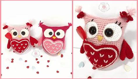 Crochet Valentine Owl Heart Free Pattern Diy 4 Ever