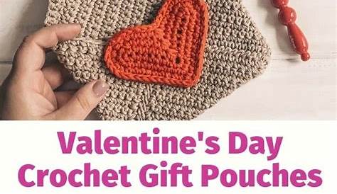 Crochet Valentines Day Gift Valentine's Heart Ornament Pink Etsy