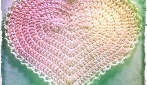 Crochet Valentines Day Placemat Pattern Free 10 S