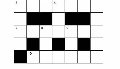 Printable Crossword Puzzles For Grade 7 - Printable Crossword Puzzles