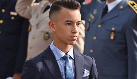 Crown Prince Moulay El Hassan attends a ceremony in honor of pope