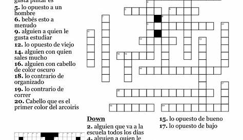 Solución crucigrama: 15 octubre 2020 - Máspormás