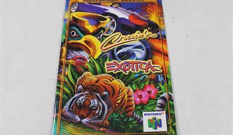 CRUIS'N EXOTICA Video Arcade Machine Game Operations Manual 527 for