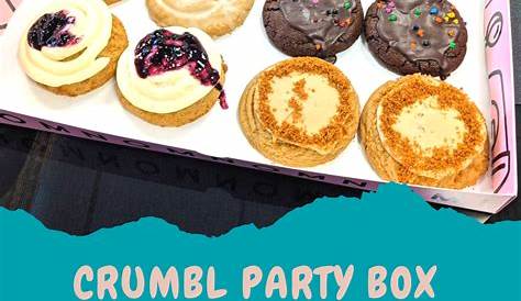 Crumbl Party Box - Menu Prices with Flavors