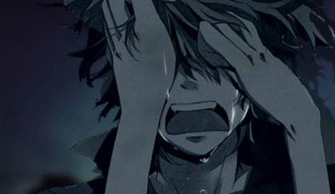 Crying Anime Boy Wallpaper