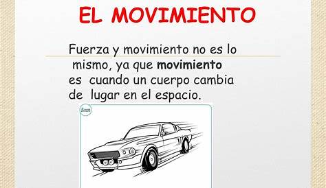 Movimiento: ¿Qué es el movimiento?