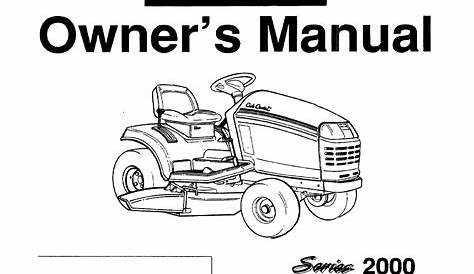 Page 27 of Cub Cadet Lawn Mower 2135 User Guide