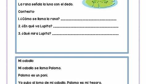 CUENTOS CLÁSICOS Ejercicios de COMPRENSIÓN LECTORA para niños de