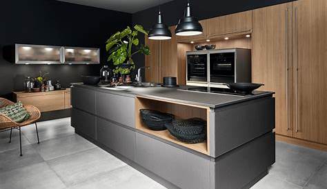 Cuisine Gris Et Bois Moderne Tendances 2020 Anthracite + 8