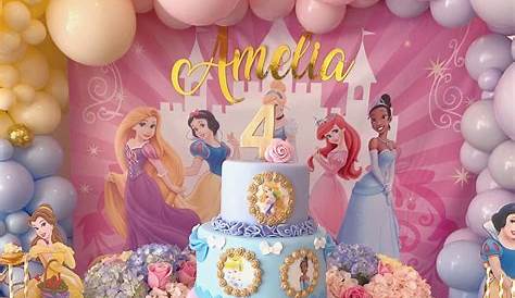 Invitación de cumpleaños de princesa Disney imprimir en casa | Bobotemp