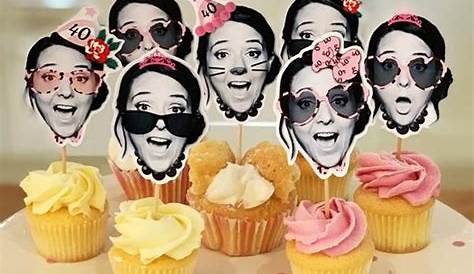Personalised Birthday Cupcake Toppers By Happi Yumi