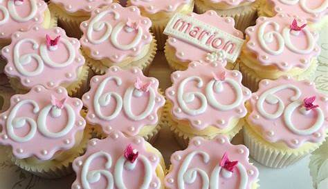 60th birthday cupcakes | 60th birthday cupcakes, Birthday cupcakes