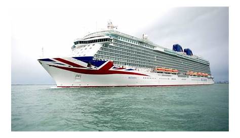 Britannia cruise ship makes maiden voyage around the British Isles
