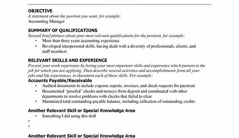 Undergraduate Resume Template Doc : 100 Free Resume Templates For