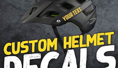 Sec Helmet Visor Sticker Design | Sticker Helm Keren