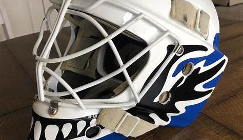 Completely Custom Vinyl Mask Decals | Hockey Goalie