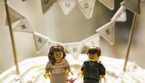 CUSTOM LEGO Classic Wedding CAKE Topper | Classic wedding cake, Wedding