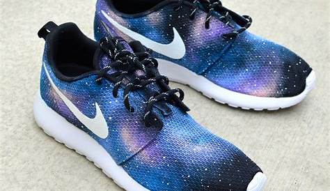 Galaxy Roshe One Custom Hand Painted Nike Sneakers B Street Shoes