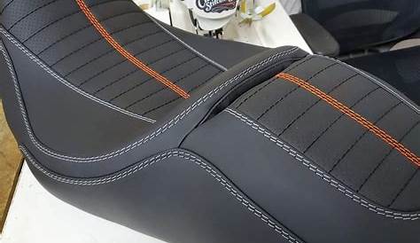 Custom seat | Custom leather, Motorcycle seats, Reupholster