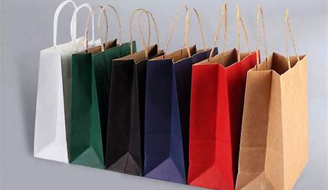 Custom Paper Bags - Brown & White | Vistaprint | Custom paper bags