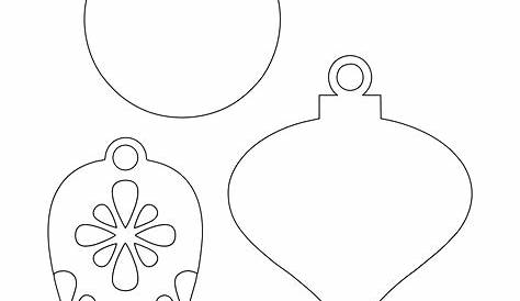 Cut Out Paper Christmas Ornaments