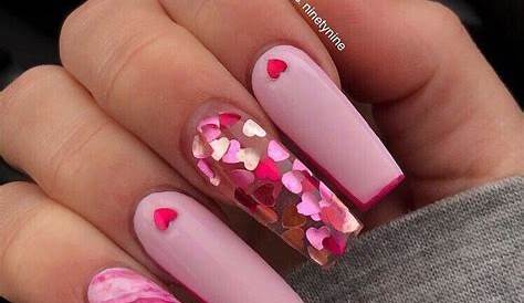 Cute Acrylic Nails For Valentine's Day 70+ Easy Valentine’s Nail Art Ideas