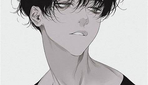 Pin by xBlacKGazellEx on Black & White/Sketches | Cute anime guys, Cute