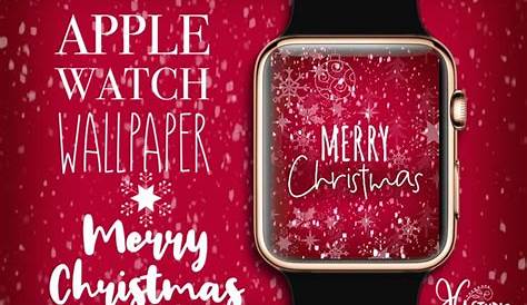 Cute Christmas Apple Watch Wallpaper