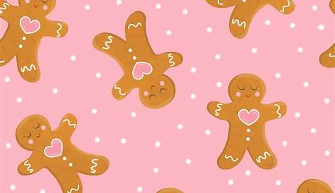 Cute Christmas Wallpaper Gingerbread Man