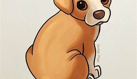 how to draw a cute dog | easy step by step digital art - YouTube