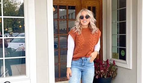 Cute Fall Fits With Vest