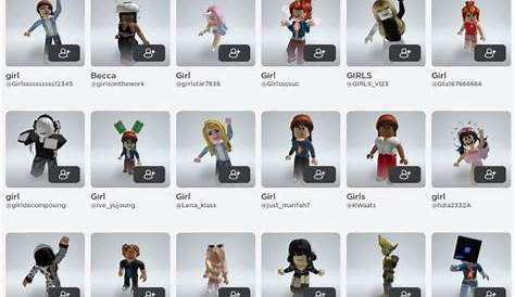 Roblox Names For Girls