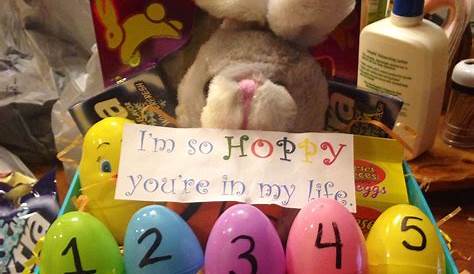 Cute Ideas For Boyfriend Easter Basket Pin On