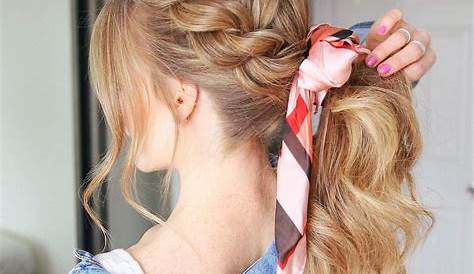 Cute Ponytails For Long Hair Twist Wrap Ponytail Girls styles