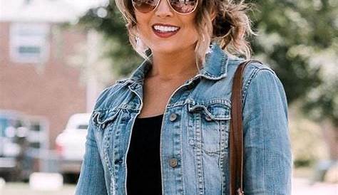 Cute Spring Outfits Denim Jacket