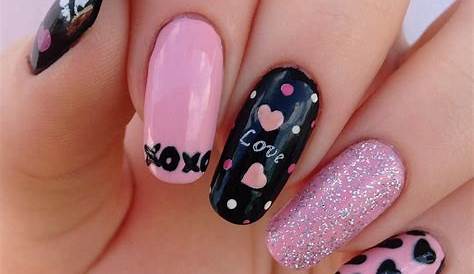 Cute Valentine's Day Nails Simple But Valentines !