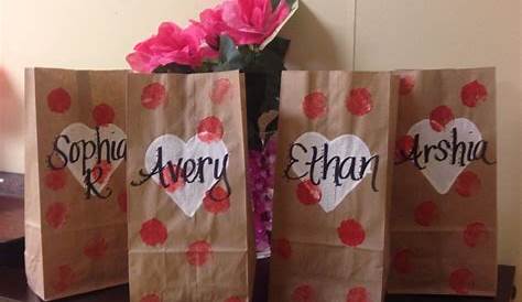 Cute Way To Decorate Your Paper Bag For Valentines Day A Cheap
